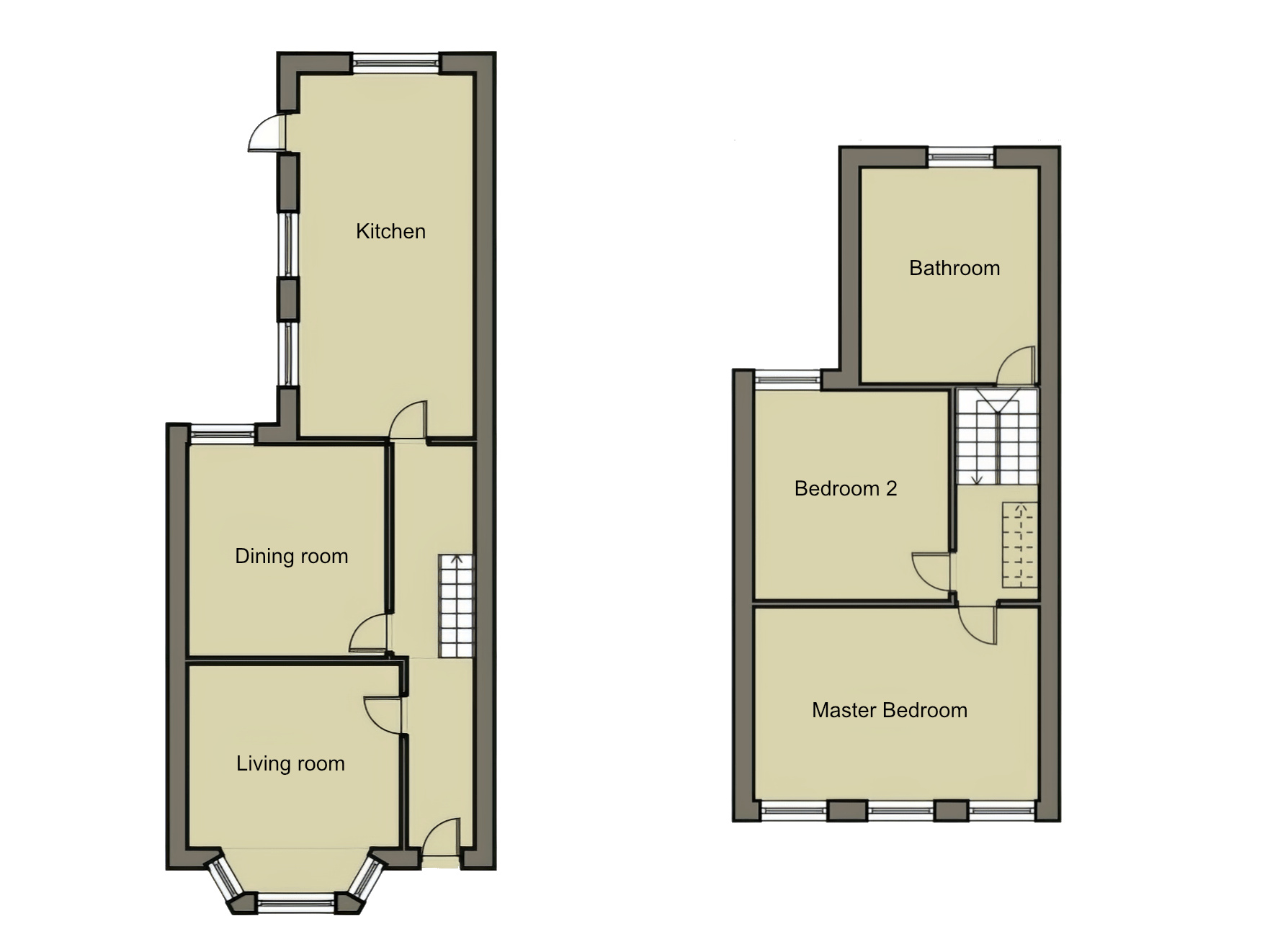 Victorian Terrace House Default Layout Floorplan