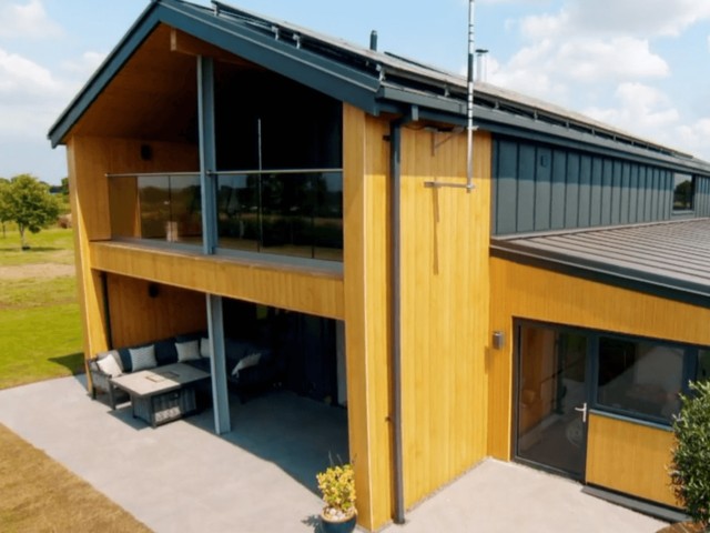 architecture and wellbeing come together in this accessible barn-style home