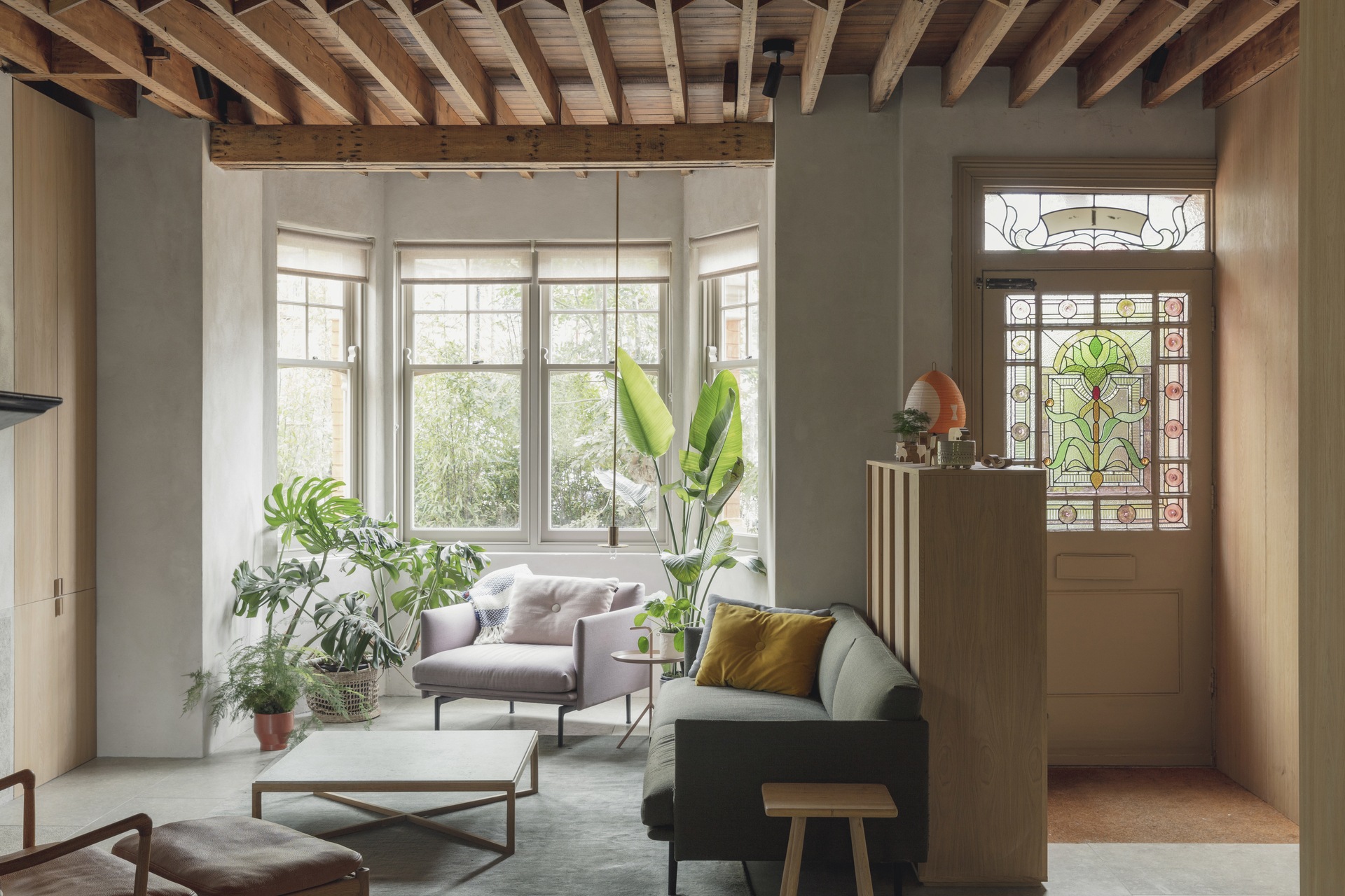 A low energy house interior, designed by Architecture for London