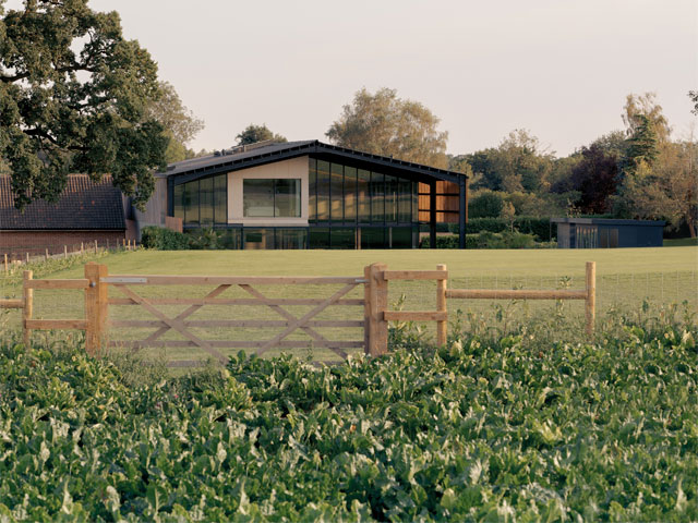 farm building conversion ideas: Norfolk grain store conversion by 31/44 Architects