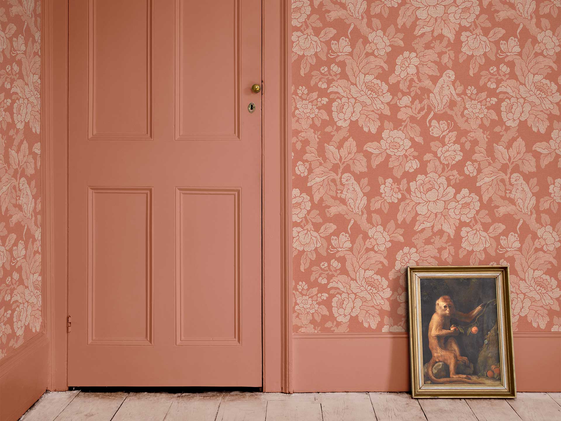 Floral wallpaper and colour were a statement look of the Victorian times