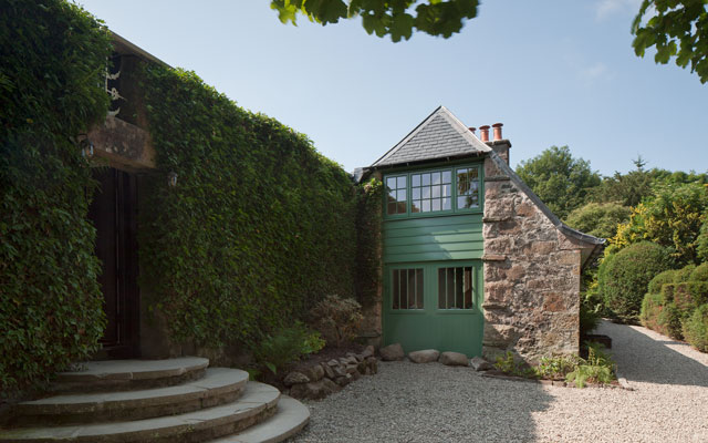 Exterior view of a Scottish gardener's bothy