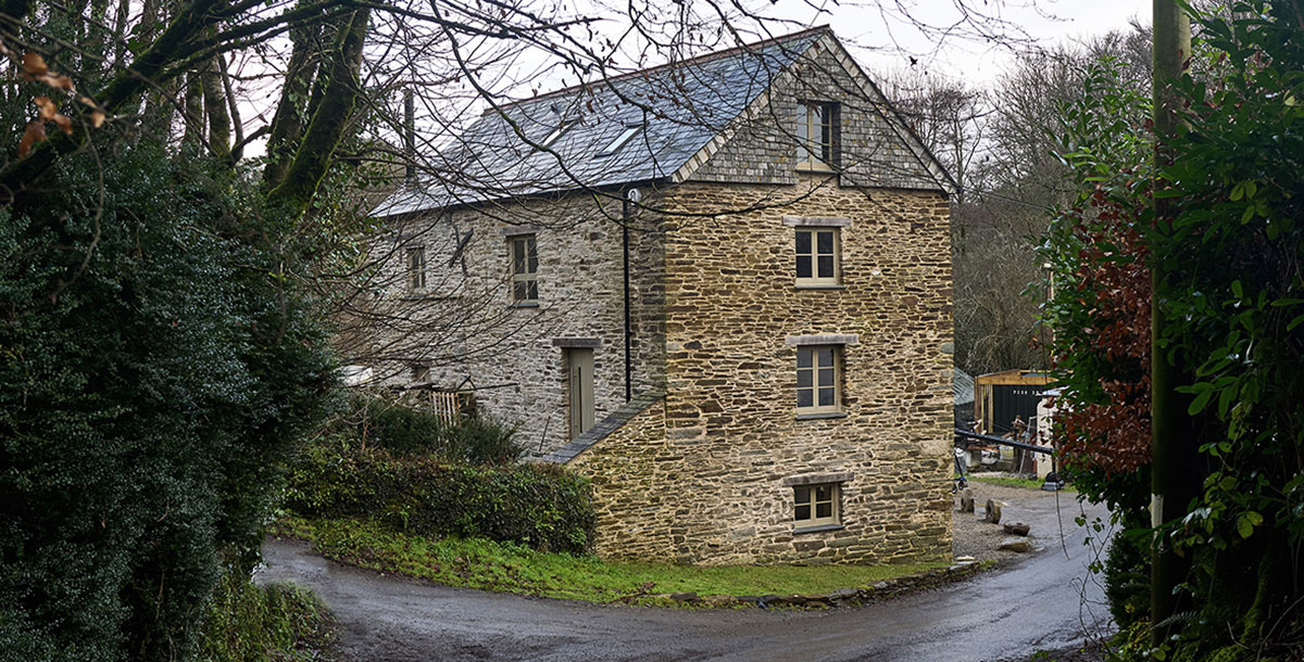 Liskeard Flour Mill from outside