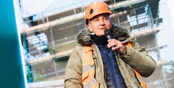 Kevin McCloud at Grand Designs Live at NEC Birmingham in October 2022