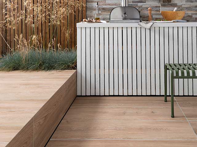 Outdoor flooring porcelain tiles