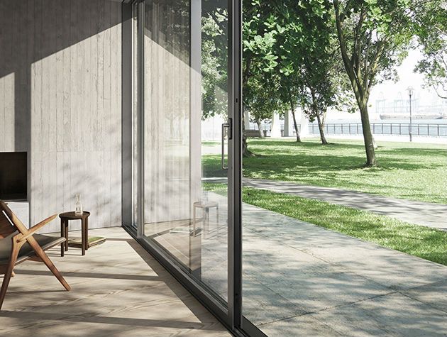 Schueco Grand Designs March 2019 Advertorial Panoramic Sliding Doors Garden River Trees