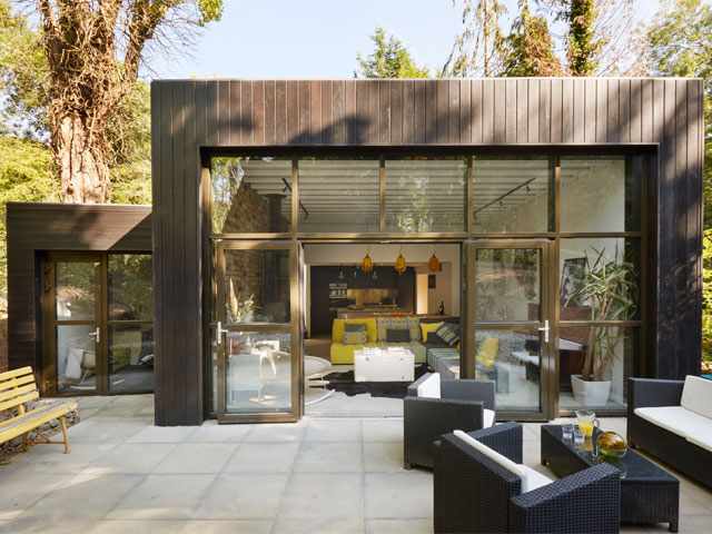 Timber-clad home in Essex. Photo: Darren Chung